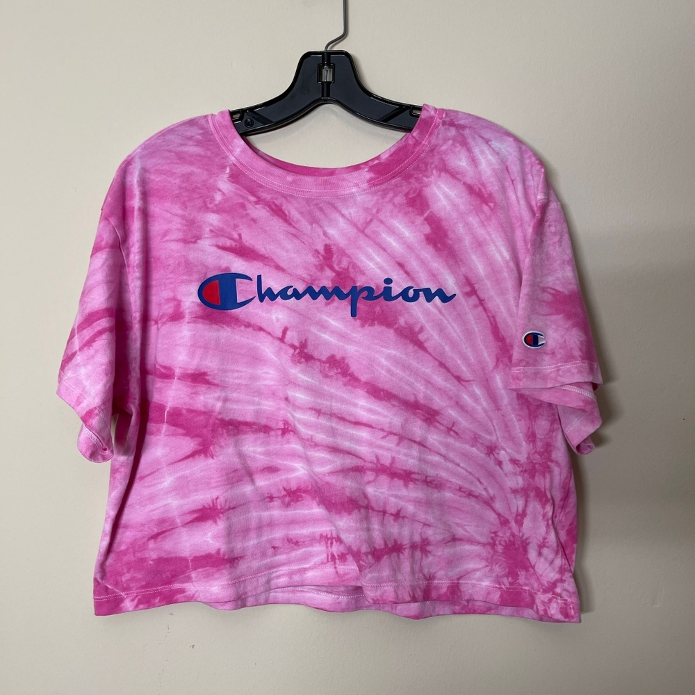 CHAMPION Cropped Tee, size L